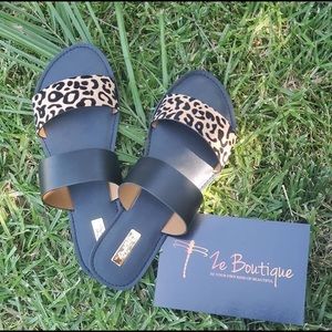 cheetah print sandals